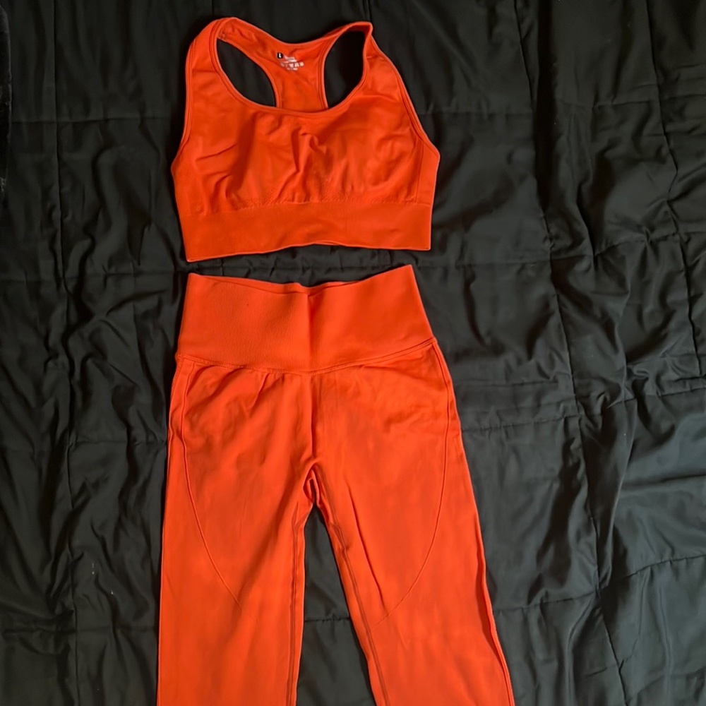 Orange Work Out Set